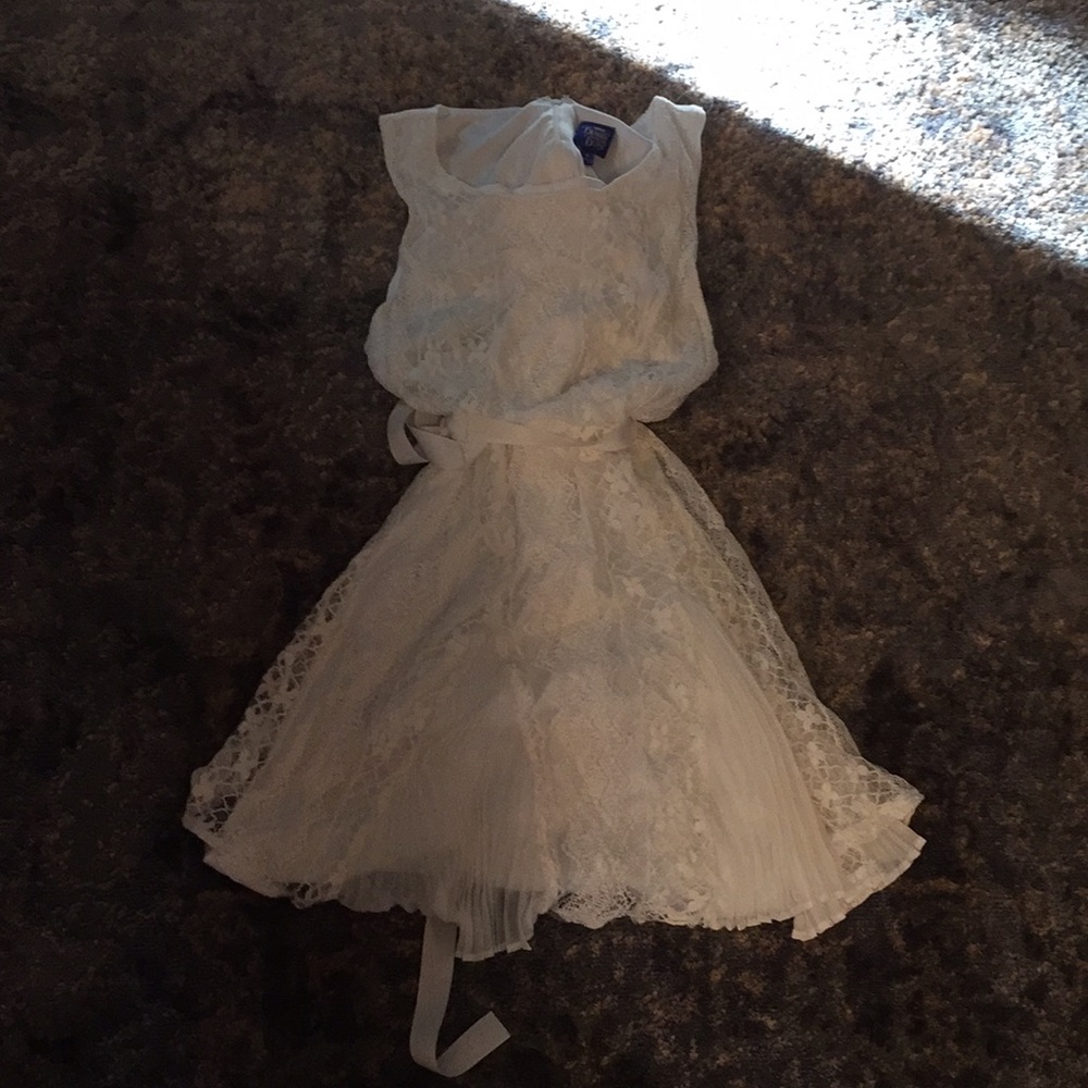 Beauty and the Beast White Lace Dress